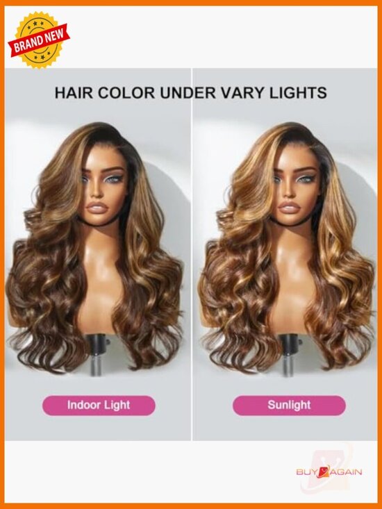 13x6 Lace Front Wig Human Hair 180% Density Body Wave Pre Plucked Glueless 22 main image 7